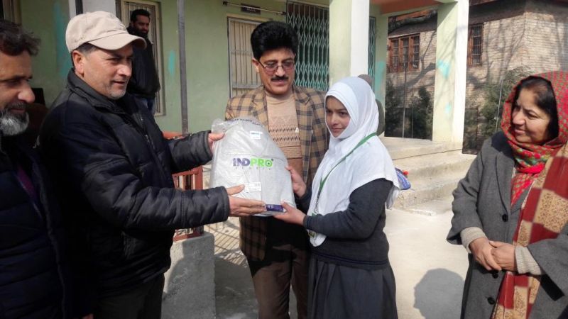 DDC Kulgam distributes Sports uniform kits among girl players
