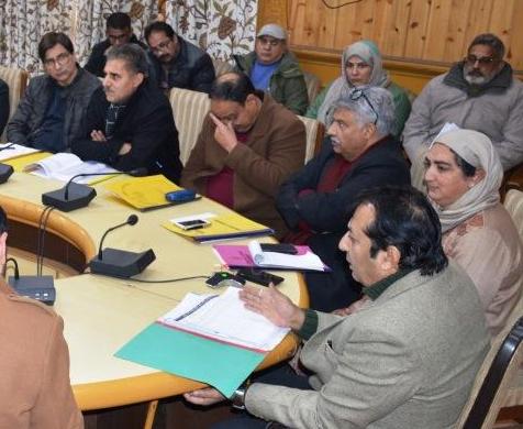 Div Com Kashmir reviews enrollment under PMJAY