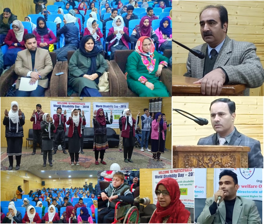 World Disability Day observed across Kashmir