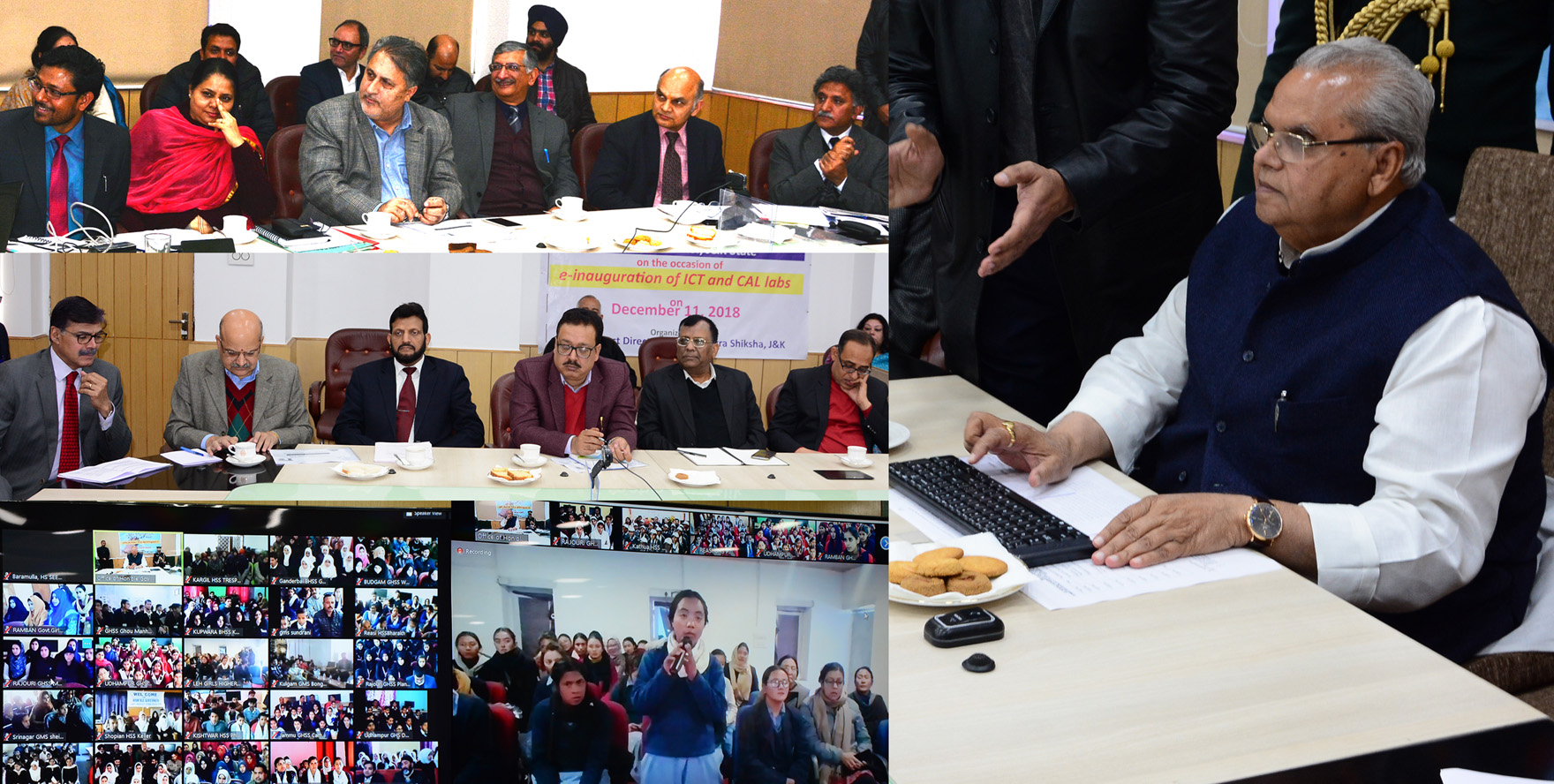 Guv e-inaugurates 239 CAL Centres and 383 ICT Labs