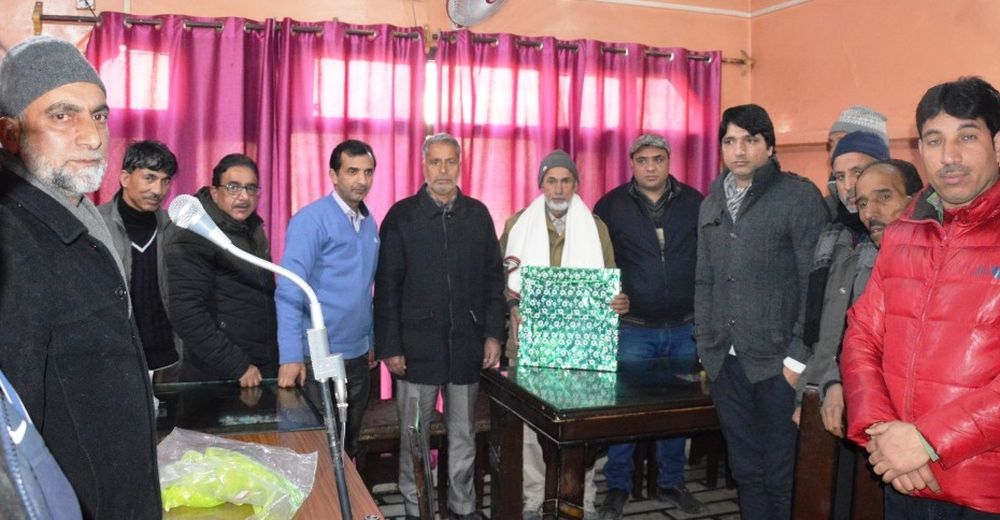 Information Dept Anantnag organizes farewell function for Mushtaq Ahmad Shah