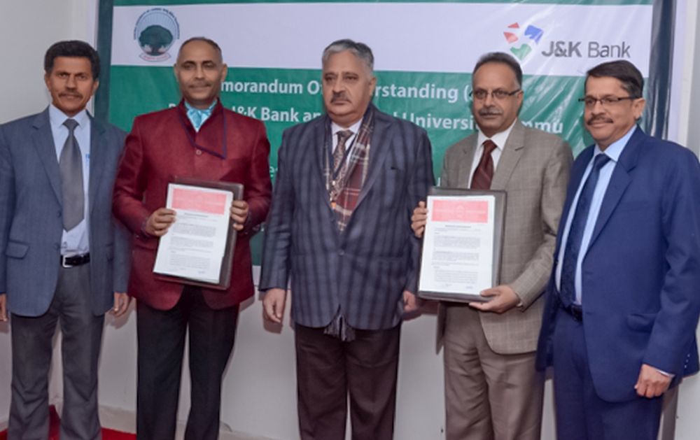 J&K Bank to establish state-of-the-art Business Unit at Central University Jammu