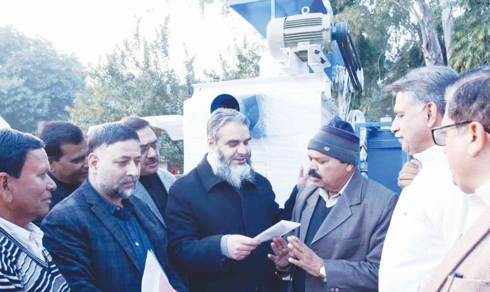 Secretary Agriculture inspects Suchetgarh Organic Basmati Rice Cluster