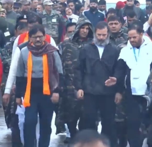 Rahul Gandhi resumes Bharat Jodo Yatra from Kathua