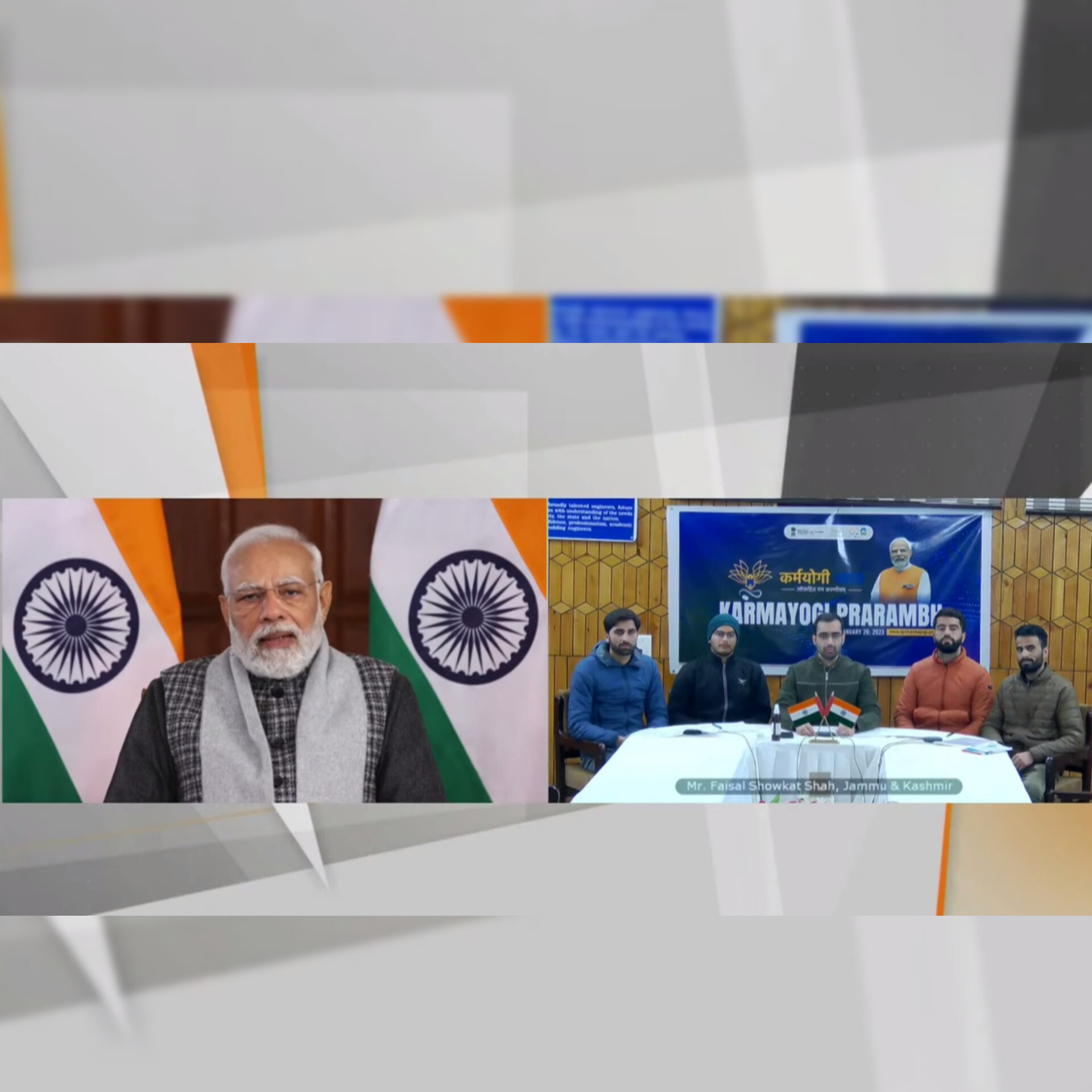 3rd Rozgar Mela: Junior Assistant from NIT Sgr interacts with PM Modi