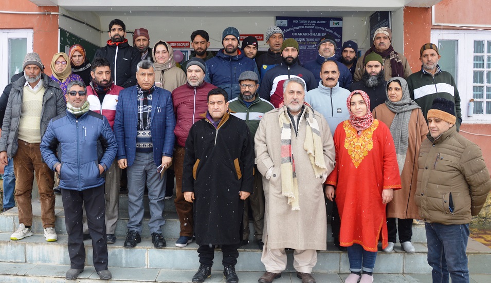 Dr Samoon visits Polytechnic College Chadoora, ITI Charar-e-Sharief