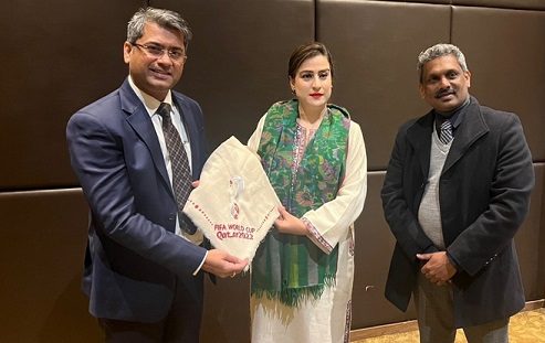 Secretary Sports Council meets All India Football Federation in Delhi