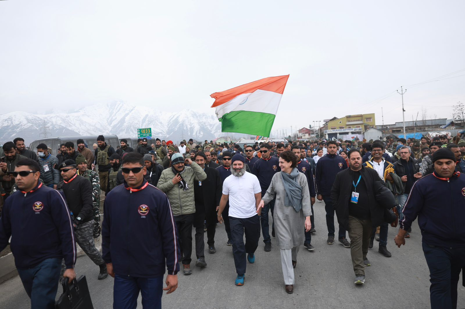 Bharat Jodo Yatra marches towards conclusion in Kashmir