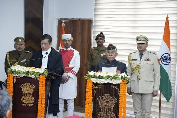 B D Mishra takes oath as second LG of Ladakh