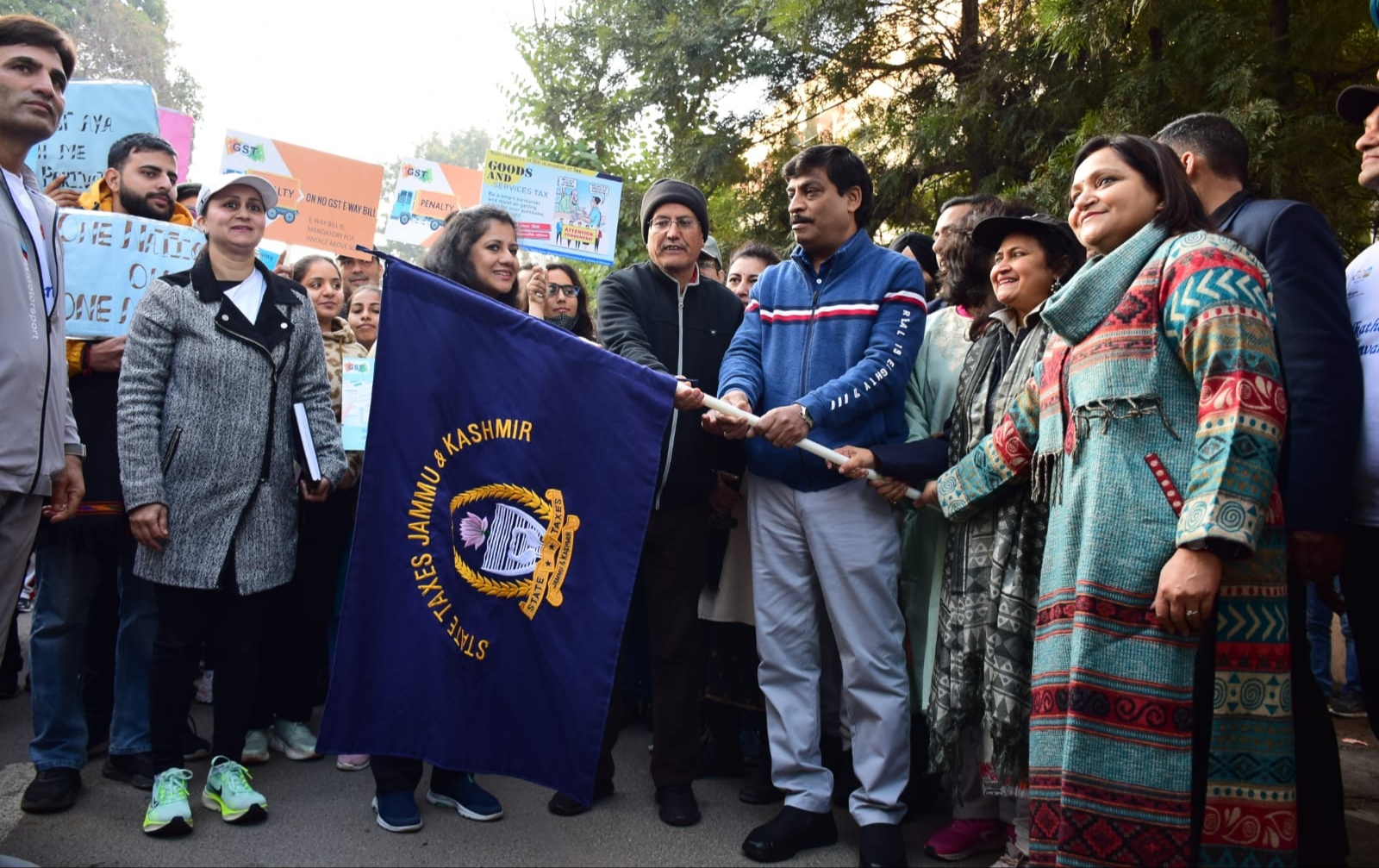 CS flags off Walkathon to raise public consciousness about paying taxes