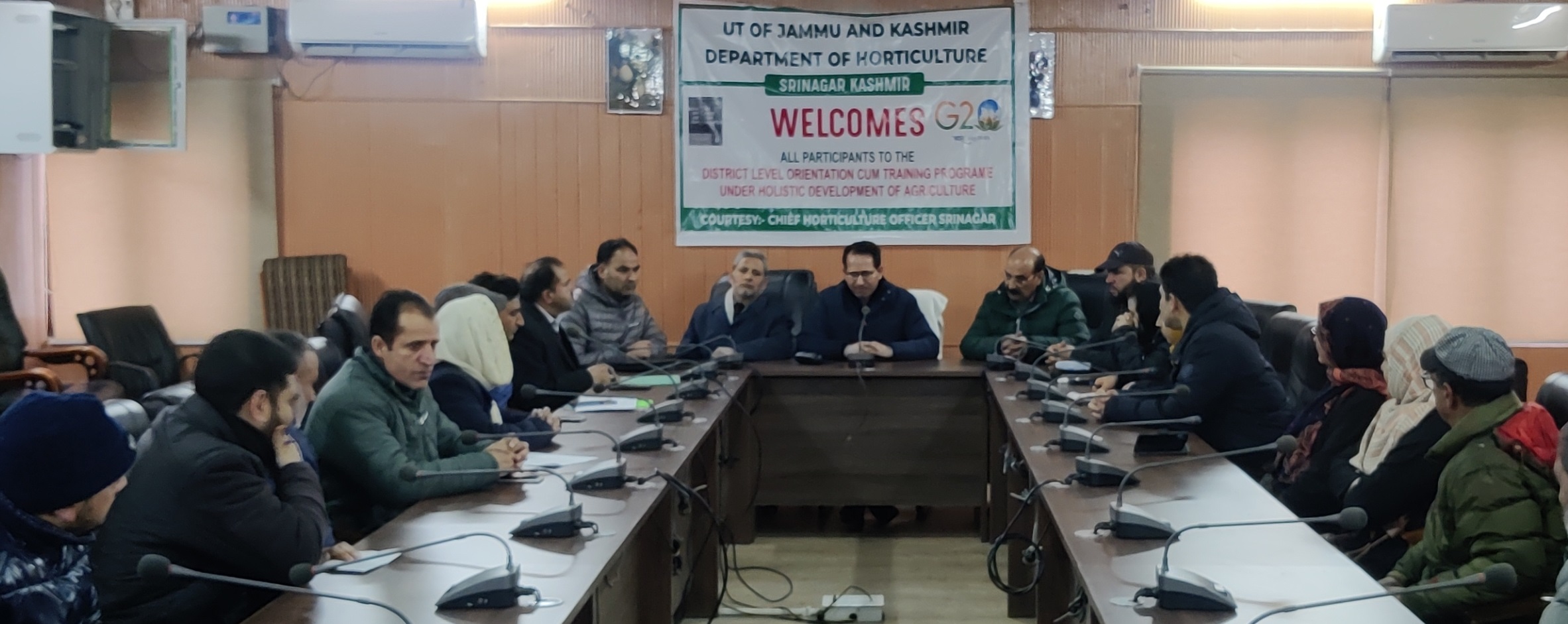 Orientation, training prog under APEX Projects commences at Directorate of Horti Sgr