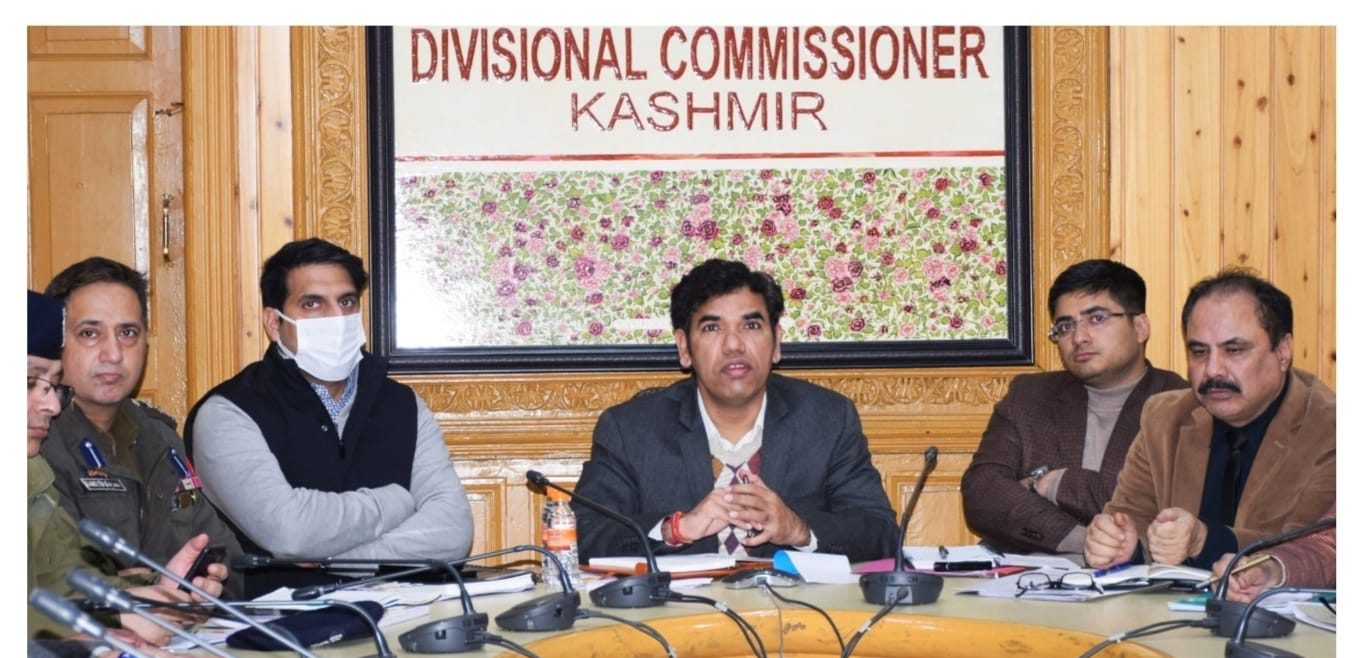Div Com Kashmir reviews arrangements for SANJY-2023
