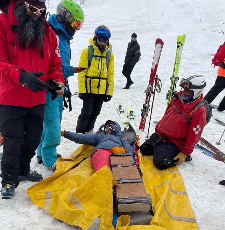 Injured skier rescued in Gulmarg