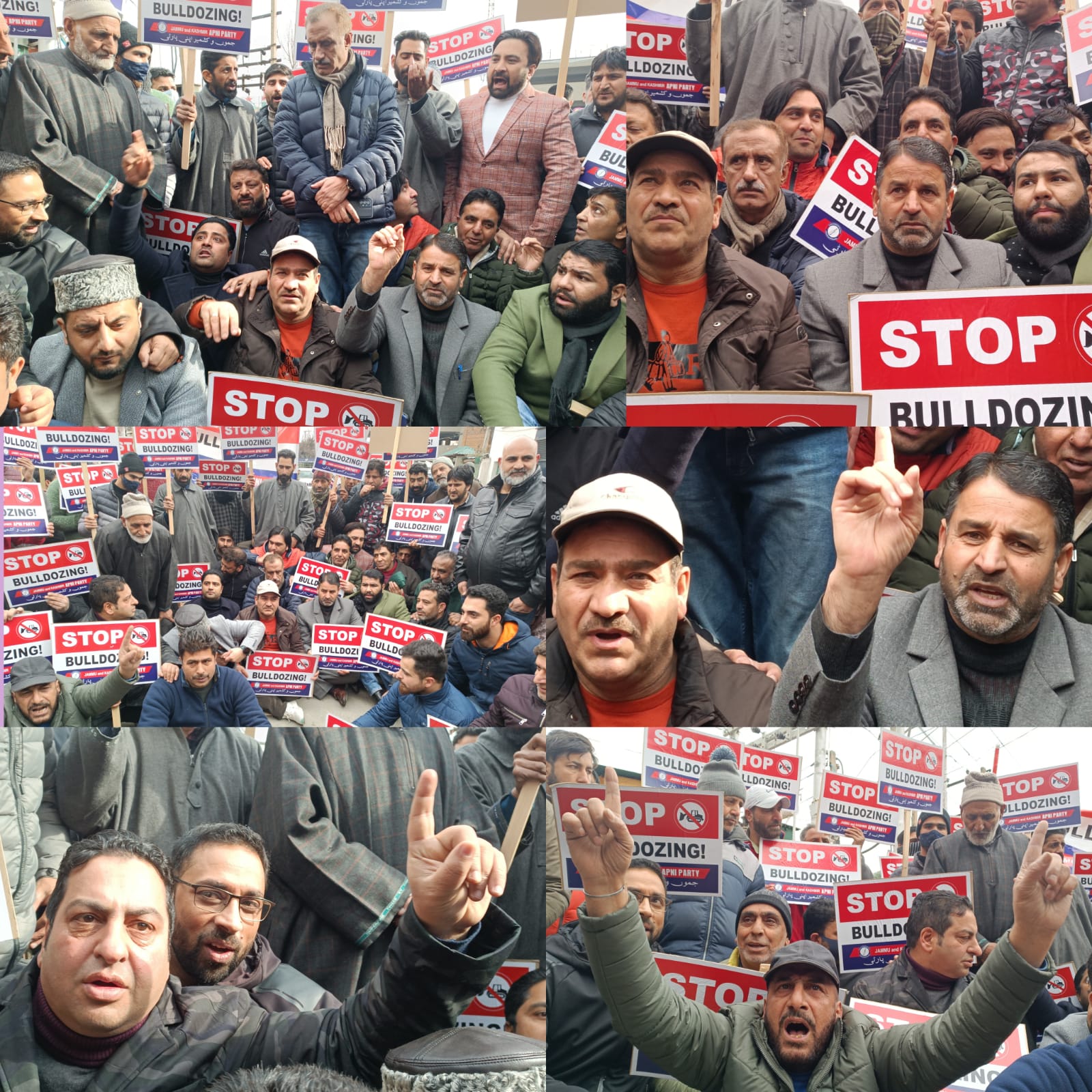 Apni Party registers protest against ‘bulldozing’ drive