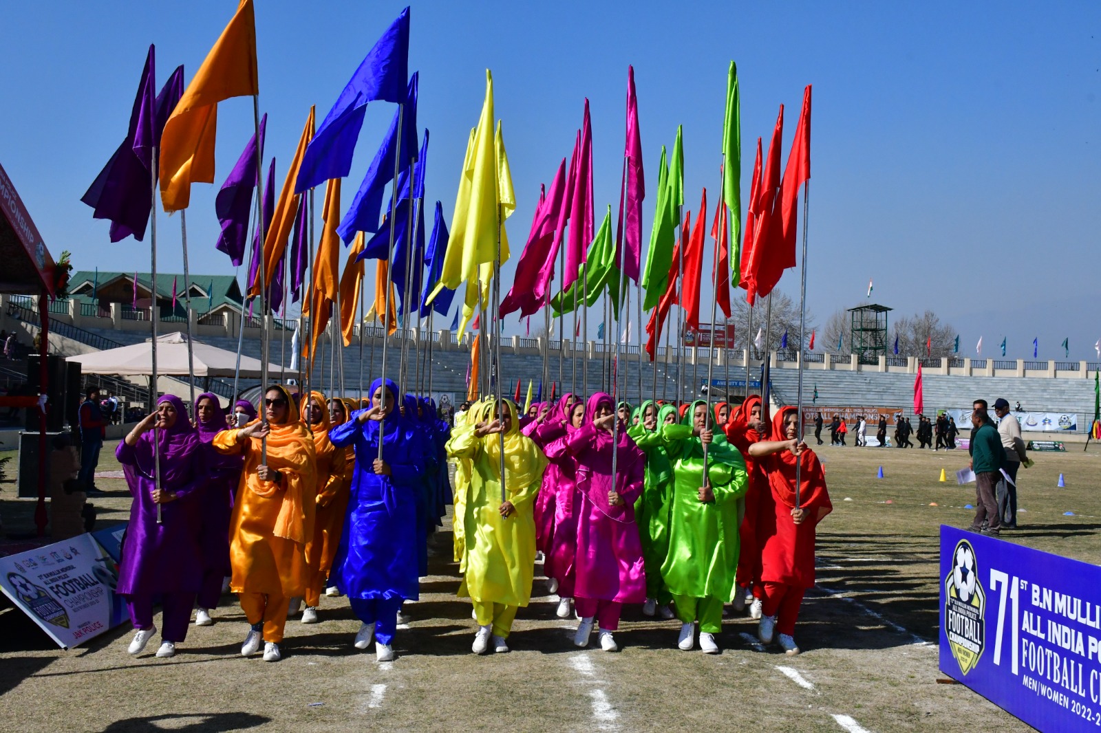 ADGP Armed reviews final arrangements for All India Police Football Championship