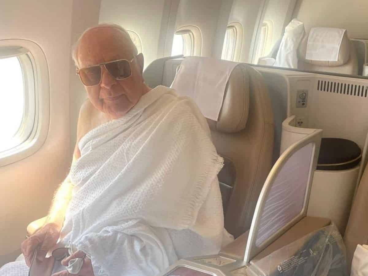 Farooq Abdullah leaves for Saudi Arabia to perform ‘Umrah’