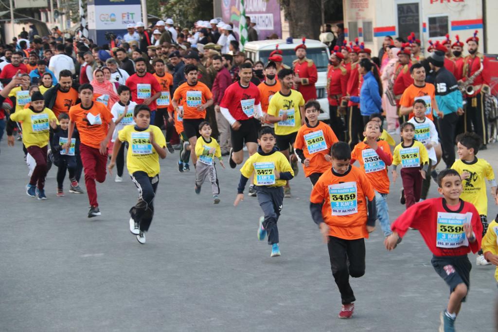 Jammu Marathon witnesses overwhelming participation