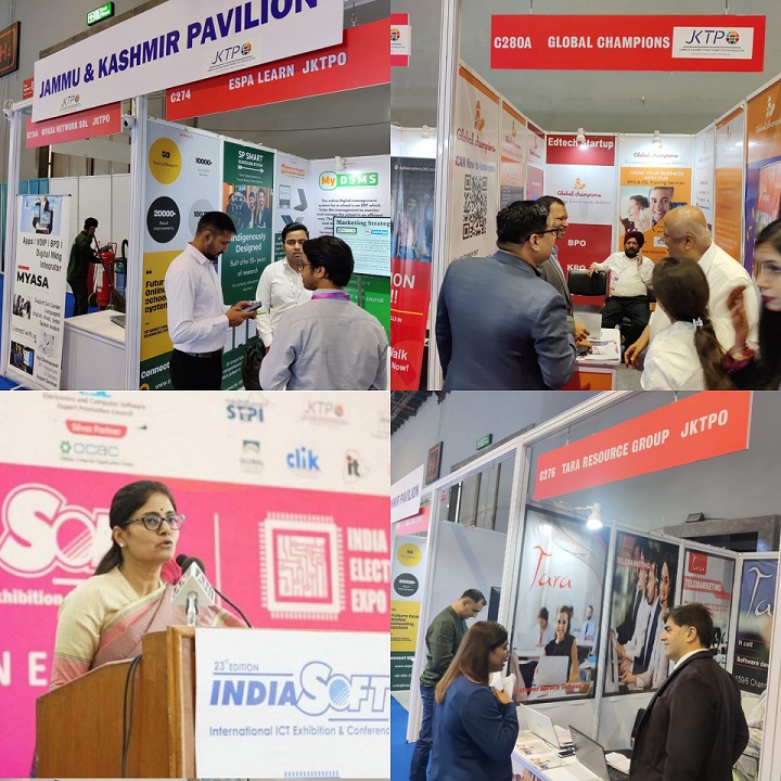 JKTPO participates in 23rd Edition of IndiaSoft at Pragati Maidan
