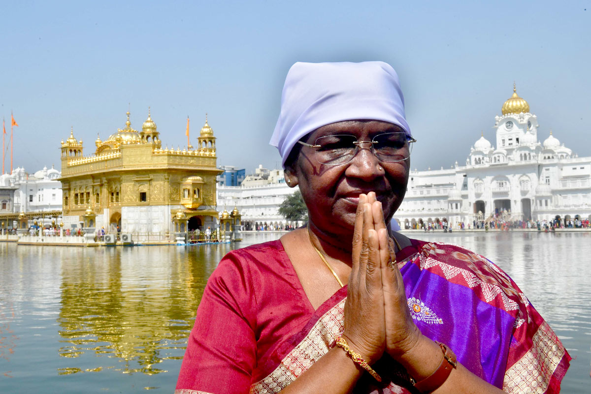 President Murmu pays obeisance at Golden Temple, prays for country’s peace, progress
