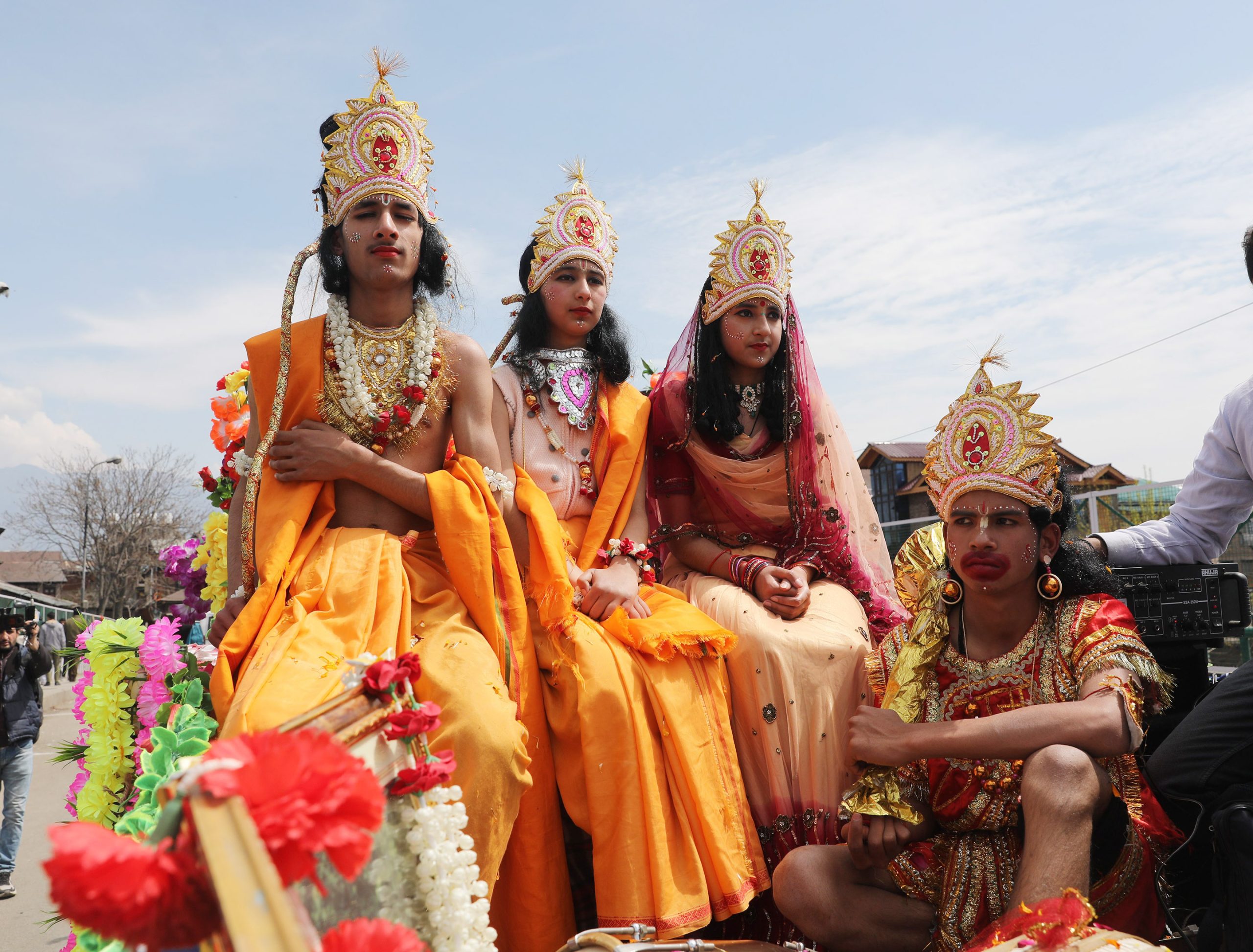 Procession taken out to celebrate Ram Navami in Srinagar