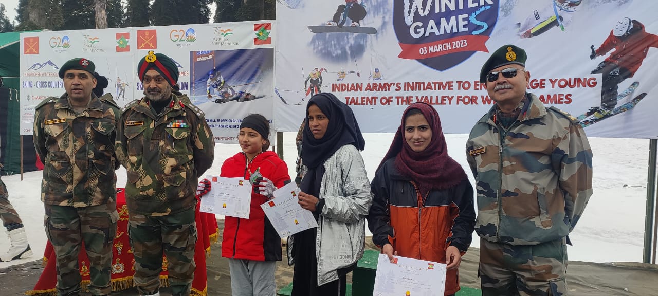 Indian Army organizes Junior, Sub-Junior Level Ski Competition at Gulmarg