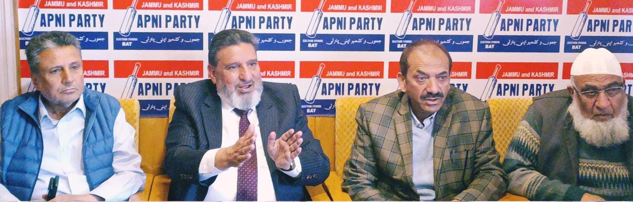 Apni Party strives for creating a conducive environment in J&K: Altaf Bukhari