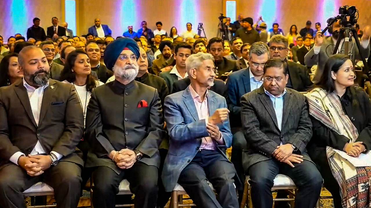 EAM Jaishankar joins Indian diaspora in New Jersey to listen to 100th episode of PM Modi’s ‘Mann Ki Baat’