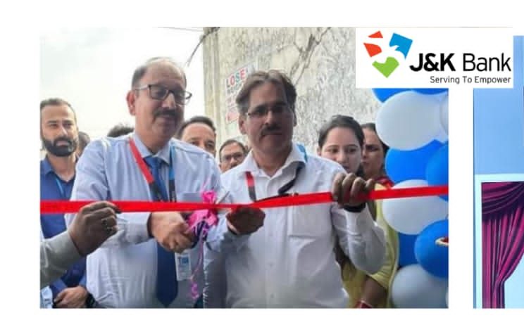 J&K Bank commissions one Branch, three CRMs in Jammu