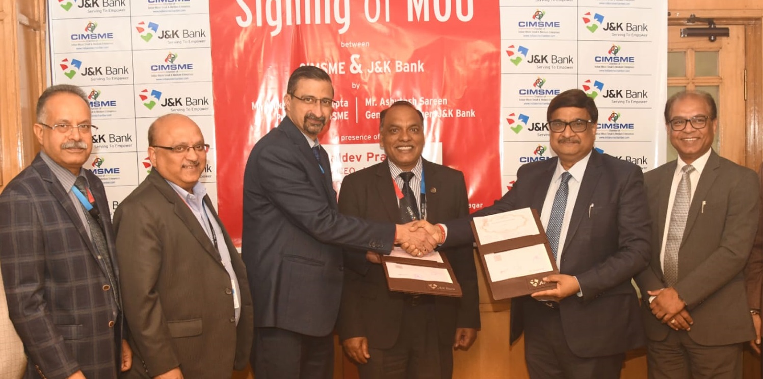 J&K Bank signs MoU with CIMSME