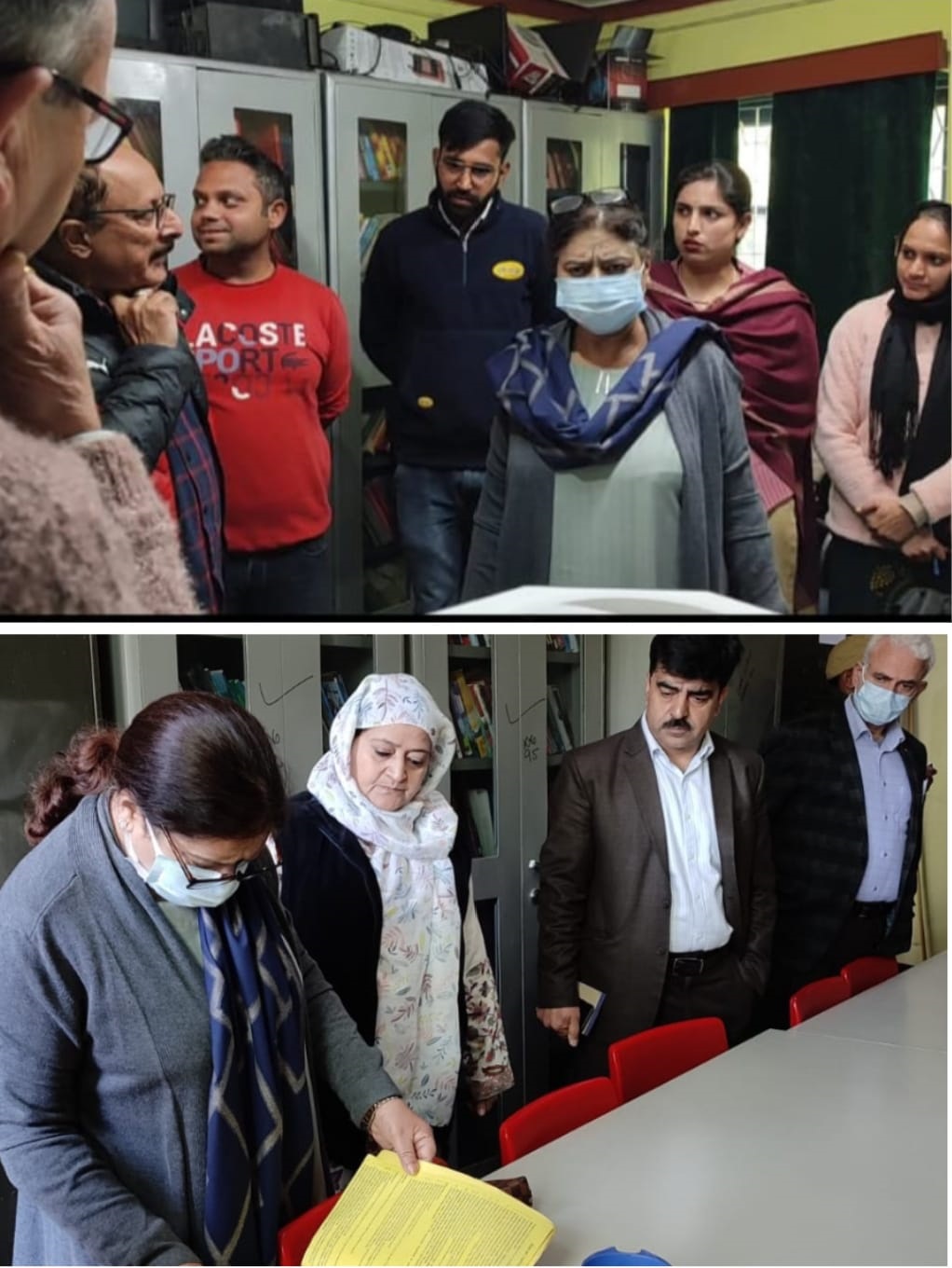 KU VC continues with surprise inspection of teaching departments