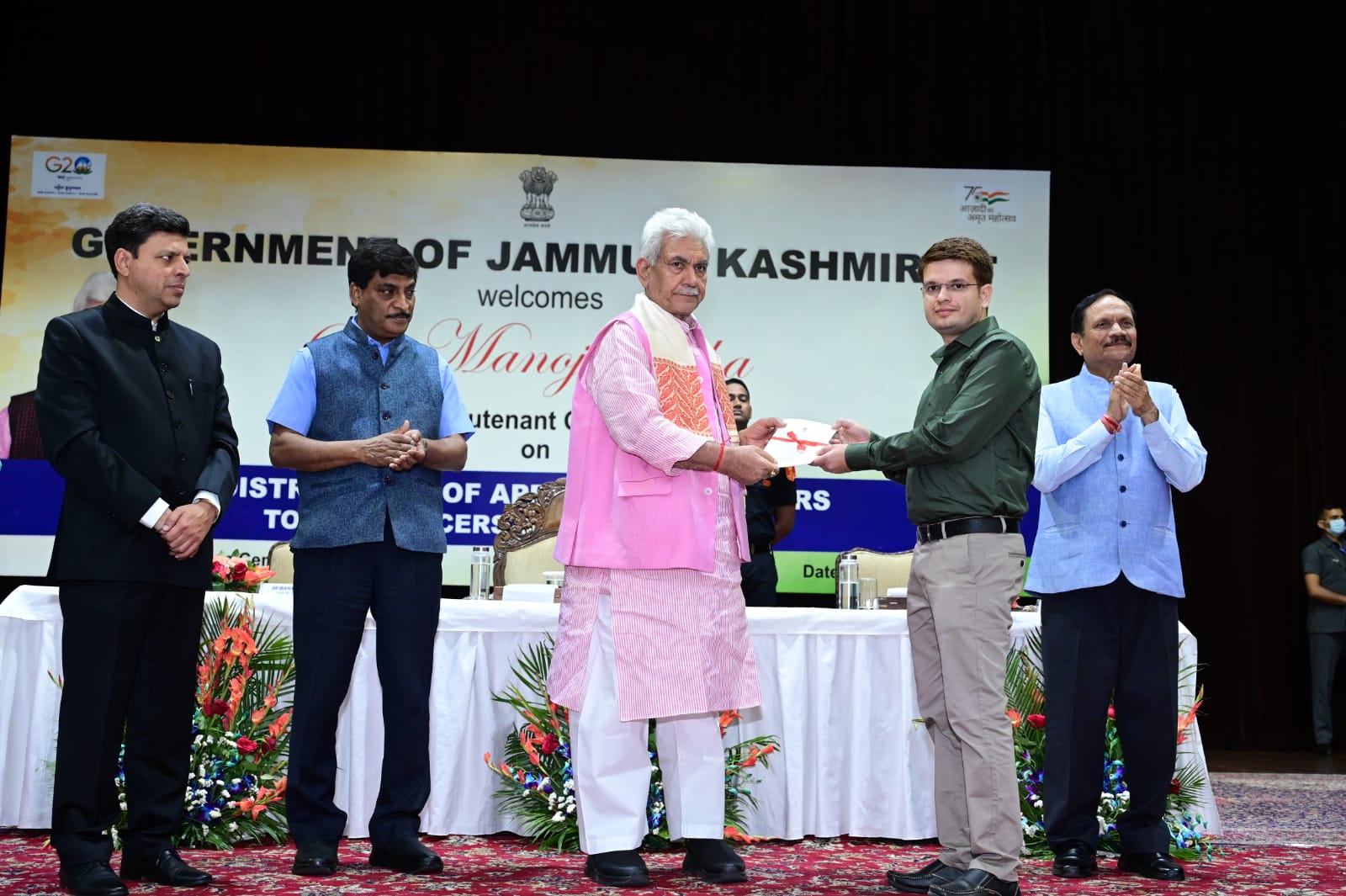 LG underlines importance of impartial, honest, efficient, transparent & fearless service for good administration