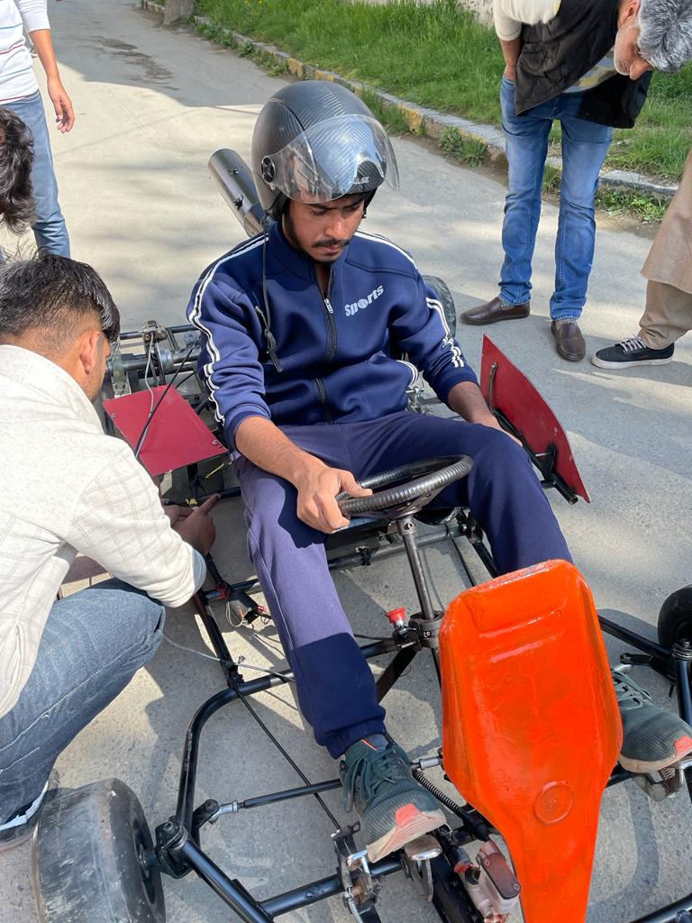 NIT Sgr students develop Kashmir’s first racing model ‘Go-Kart’