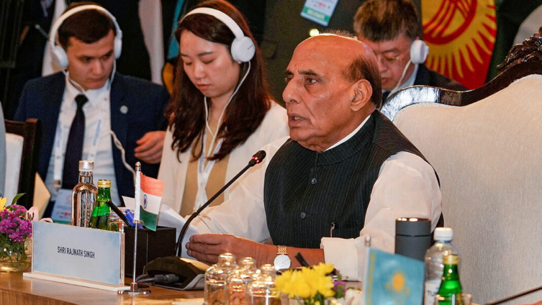 Need to root out terrorism collectively and fix accountability on its supporters: Rajnath at SCO def ministers’ meet
