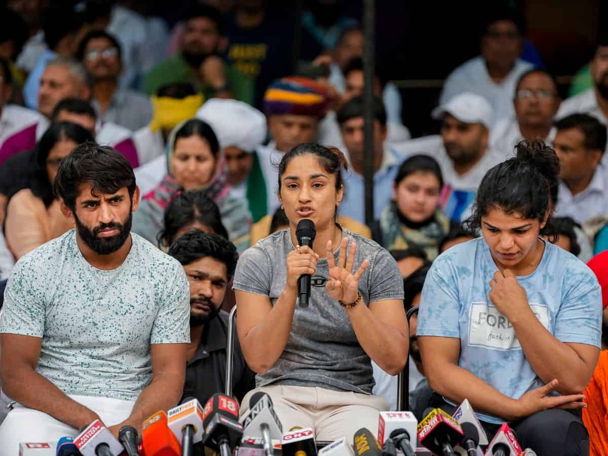 Wrestlers warn against using their platform for politics; defiant WFI chief says ready for probe but won’t resign