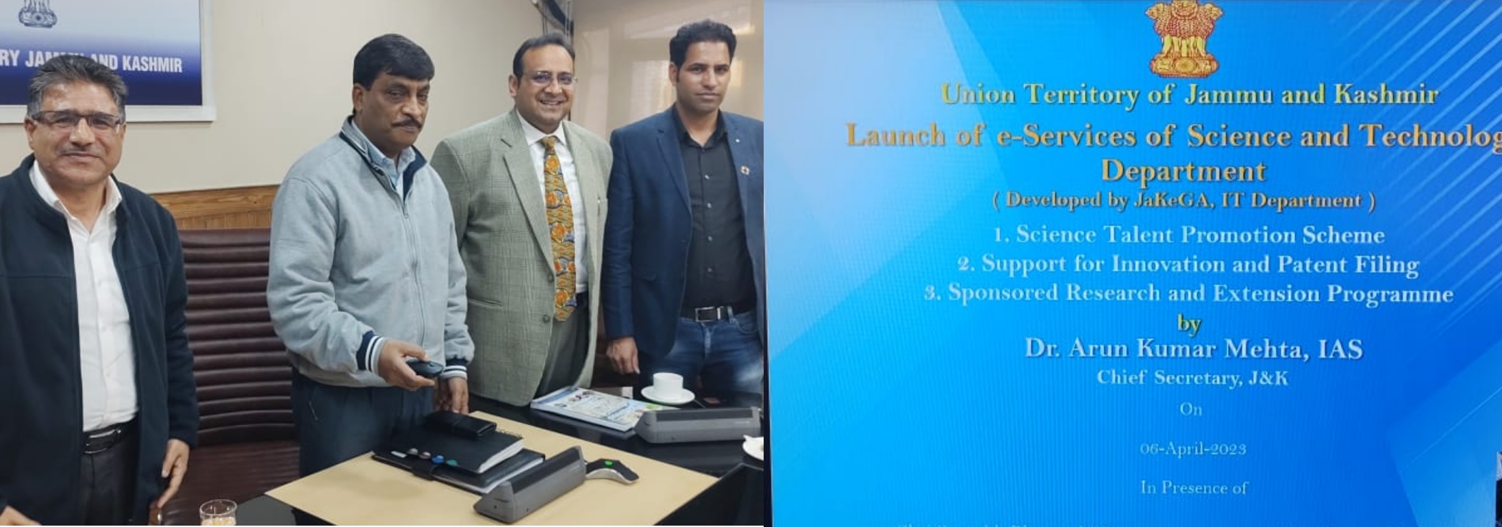 CS launches 3 online services of Science & Tech Dept