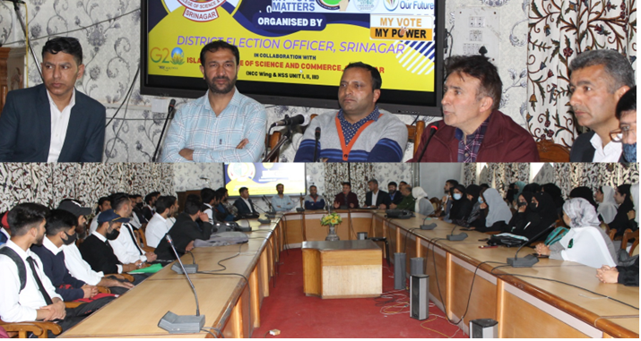Islamia College organizes awareness camp under SVEEP