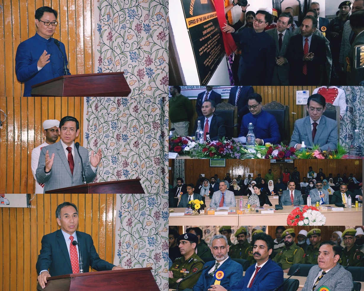 Union Law Minister inaugurates LADC facility at Court Complex, Budgam