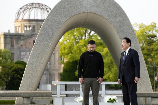 Japanese atomic bomb survivors worry Zelenskyy’s G7 visit overshadows nuke disarmament message