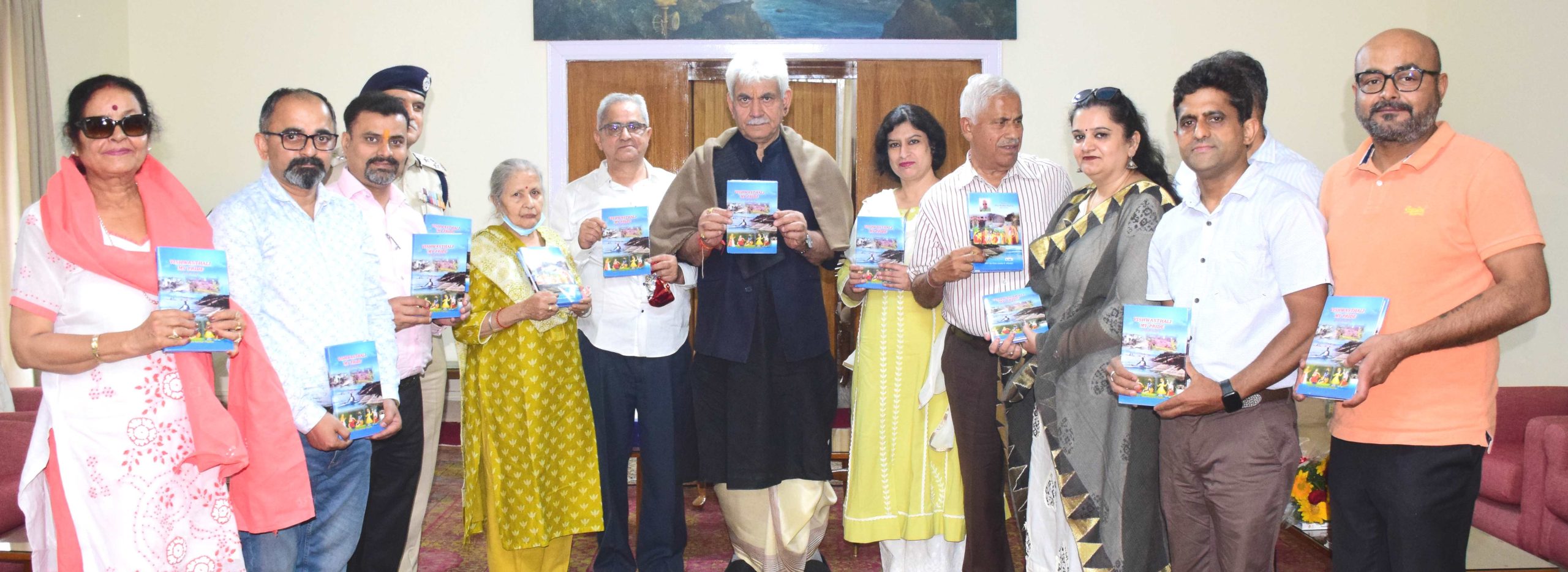 LG releases Shiv Kumar Padha’s book “Vishwasthali-My Pride”