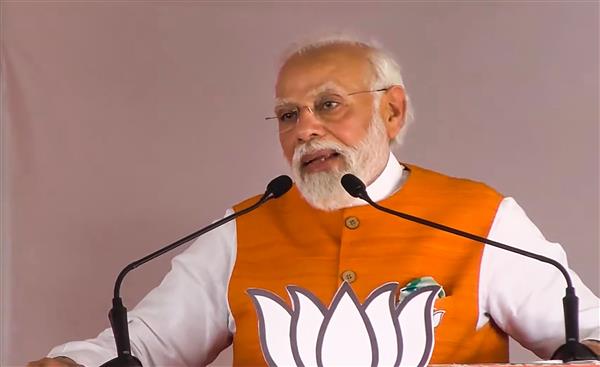 Congress nurtured & gave shelter to terror for the sake of vote bank politics: PM in Karnataka