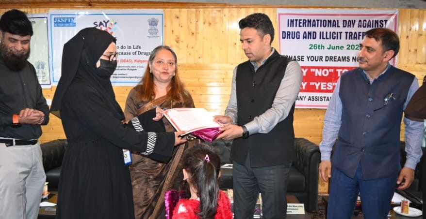 Comm Secy SWD chairs Int’l Day celebration against drug abuse, illicit trafficking at Kulgam