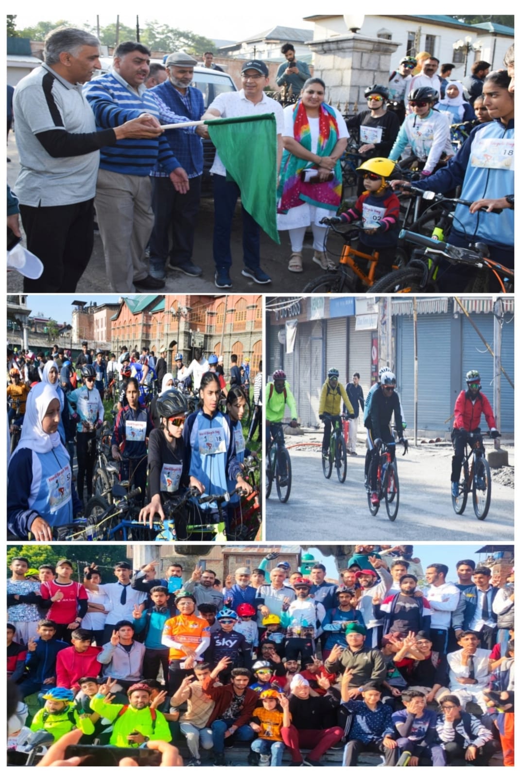 ‘World Bicycle Day’: Cycling event held at Old Secretariat