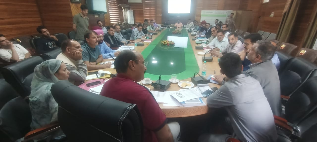 Director Agriculture Kashmir monitors physical & financial progress on the CAPEX under HADP