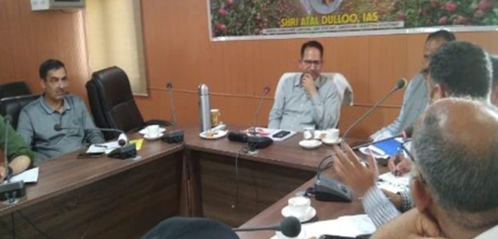 Director Horticulture for efficient management of Apple Leaf Blotch Miner Pest