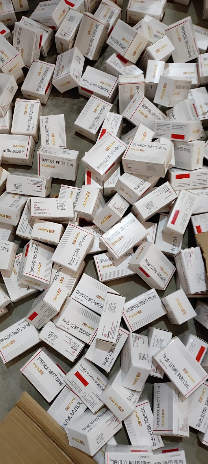 23k tablets of different brands of Tapentadol seized in Sgr
