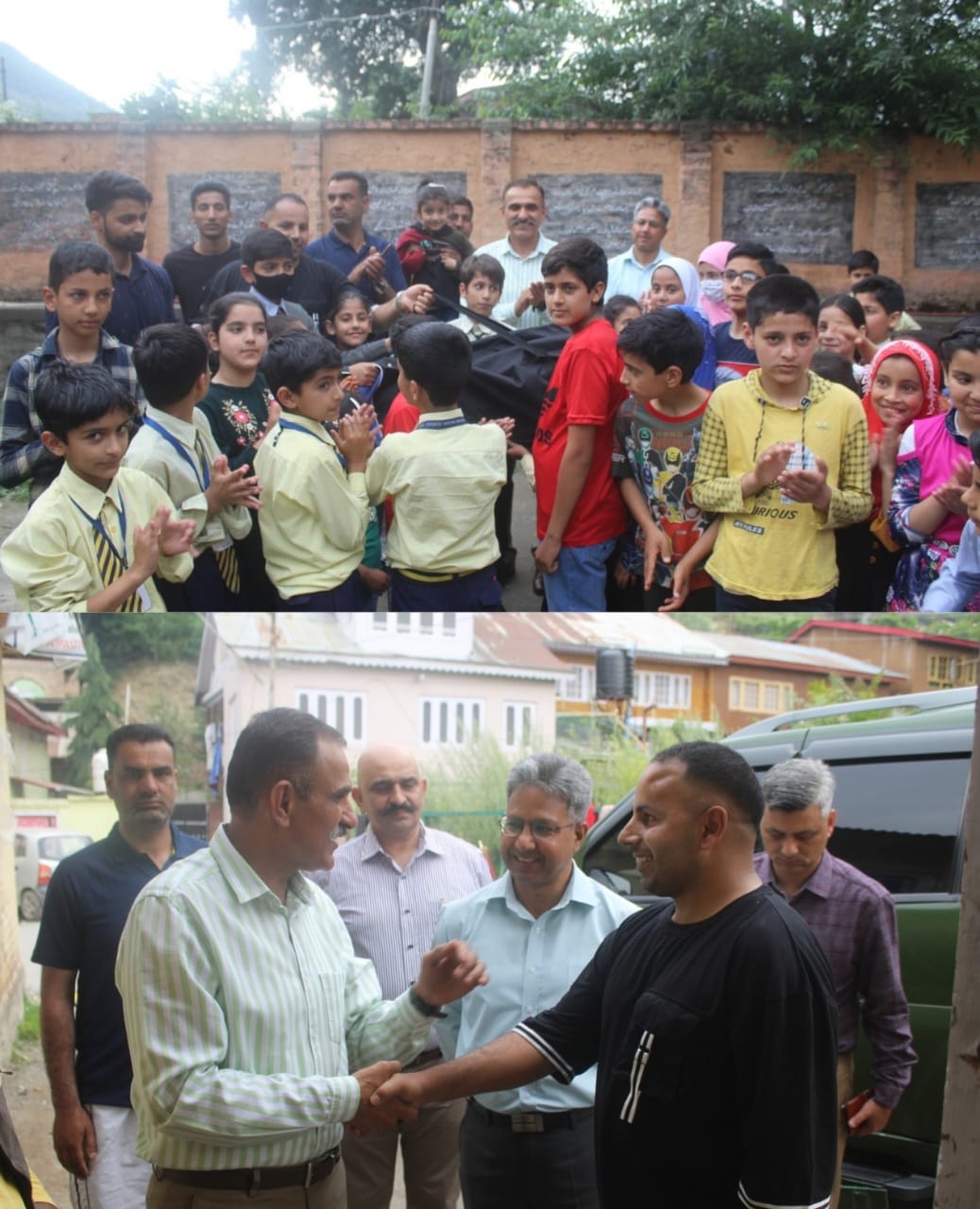 GOC Dagger Division visits Gaash Coaching Centre in old town Baramulla