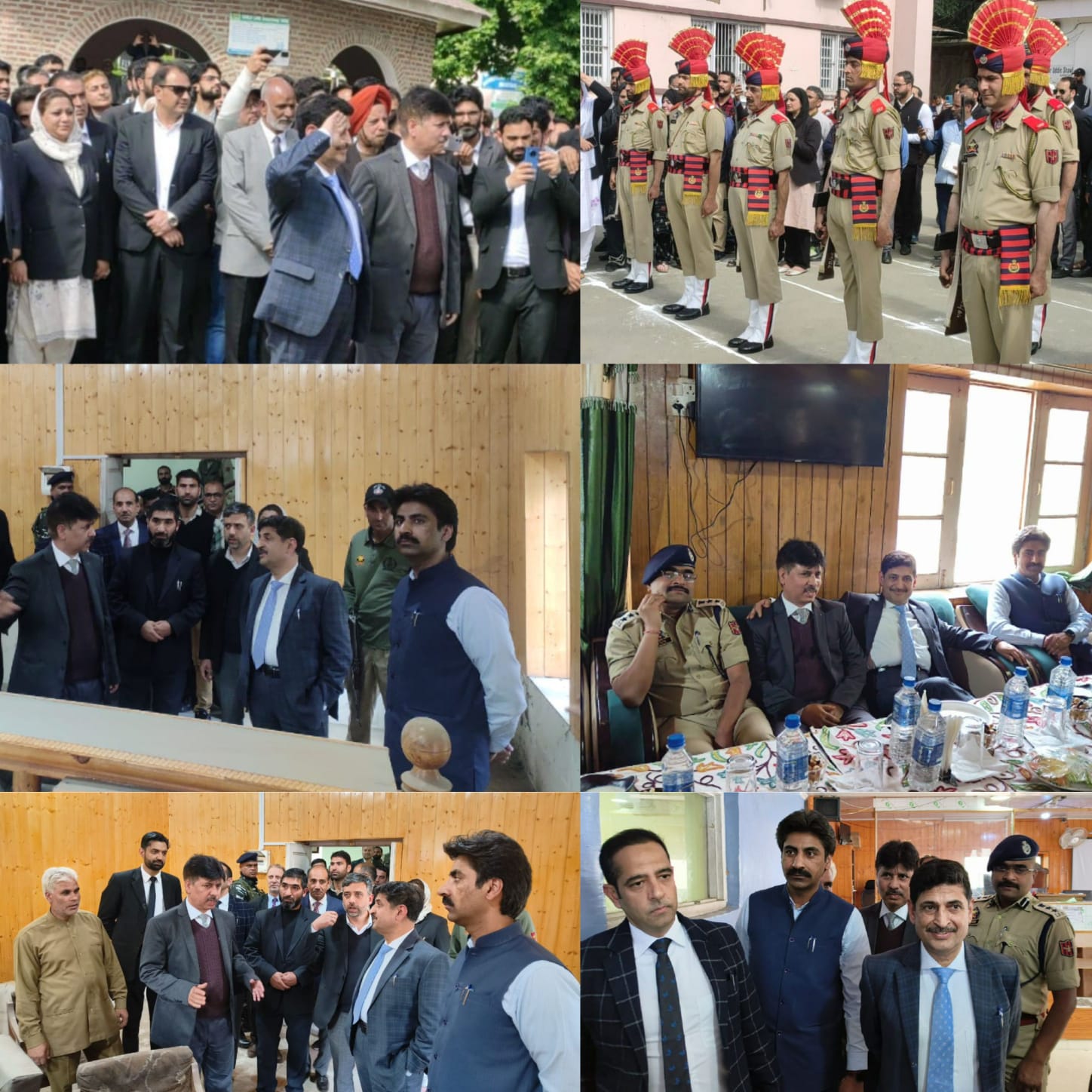 Justice Vinod Chatterjee Koul visits District Court Complex Anantnag