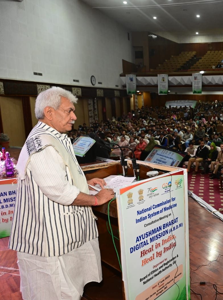 Committed to making J&K a hub of medical and wellness tourism: LG Sinha