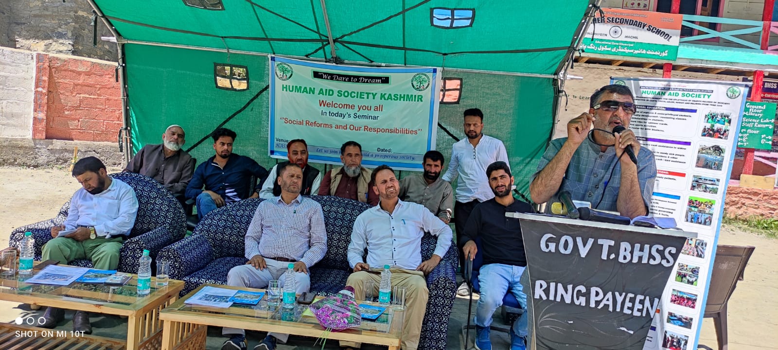 Human Aid Society distributes relief among people of Ring Payeen village 