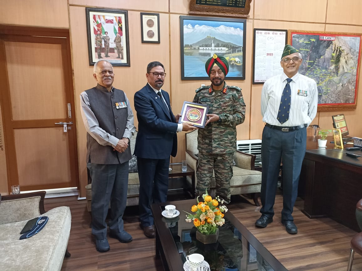 Team of ESM visits Badami Bagh Cantonment